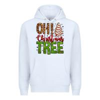 White oh Christmas tree cake Premium Hoodie - Jasminsmagicworld
