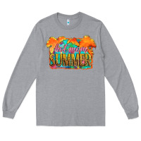 Heather Grey hot mom summer Long Sleeve Tee - Artiststas