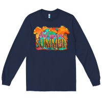 Navy hot mom summer Long Sleeve Tee - Artiststas