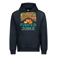 Navy Pumpkin junkie Urban Hoodie - NancyCooperArtShop