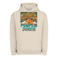 Pigment French Oak Pumpkin junkie Urban Hoodie - NancyCooperArtShop