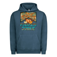 Pigment Midnight Navy Pumpkin junkie Urban Hoodie - NancyCooperArtShop