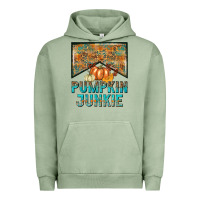 Pigment Oil Green Pumpkin junkie Urban Hoodie - NancyCooperArtShop