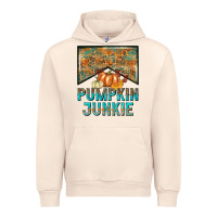 Sandshell Pumpkin junkie Urban Hoodie - NancyCooperArtShop