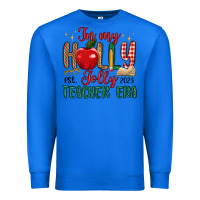 True Royal in my holly jolly teacher era Premium Sweatshirt - MaliasSmallBusiness