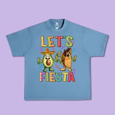 Let's Fiesta Taco Urban Heavy Tee Designed By Jahusdesignshop