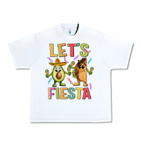 White let's fiesta taco Urban Heavy Tee - JahusDesignShop