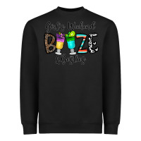 Black girl's weekend booze & besties Heavyweight Sweatshirt - CowhideDigitalArt