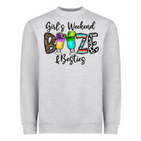 Girl's Weekend Booze & Besties Heavyweight Sweatshirt | Teevron