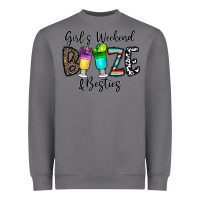 Storm girl's weekend booze & besties Heavyweight Sweatshirt - CowhideDigitalArt