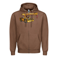 Chestnut carry deck crane Zipper Hoodie - LillyAllenDesigns