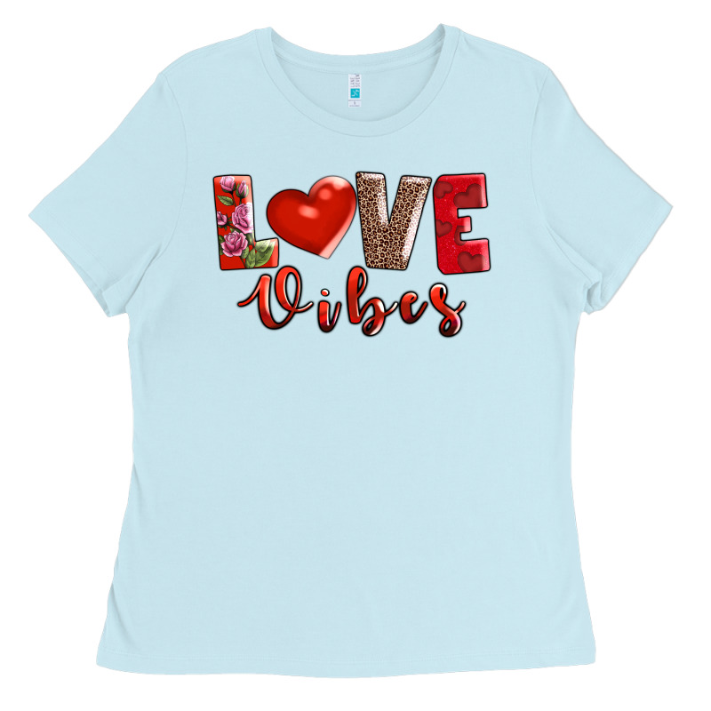 Love Vibes Ladies Tee by AdoDesignShop | Teevron