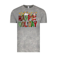 Cloud Rock happy holiday christmas Vintage Tee - FaDigitalArtStudio