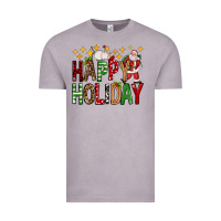 Vintage Zinc happy holiday christmas Vintage Tee - FaDigitalArtStudio