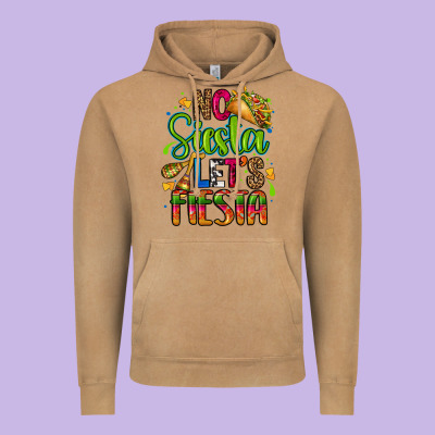 No Siesta Lets Fiesta Vintage Hoodie Designed By Cts Tumbler Store