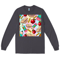 Smoke school seamless pattern Long Sleeve Tee - BundleAndBundleShop