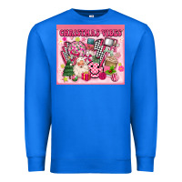 True Royal 3d retro pink christmas vibes Premium Sweatshirt - MaliasSmallBusiness