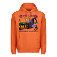 Carrot this witch needs coffee before any hocus pocus Premium Hoodie - BarkalooDesign