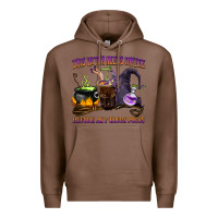 Chestnut this witch needs coffee before any hocus pocus Premium Hoodie - BarkalooDesign