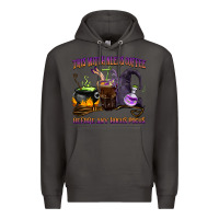 Smoke this witch needs coffee before any hocus pocus Premium Hoodie - BarkalooDesign