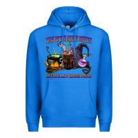 True Royal this witch needs coffee before any hocus pocus Premium Hoodie - BarkalooDesign