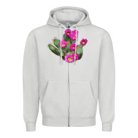 Dove Grey strawberry hedgehog cactus Zipper Hoodie - LillyAllenDesigns