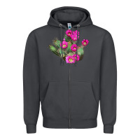 Smoke strawberry hedgehog cactus Zipper Hoodie - LillyAllenDesigns