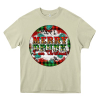Mossy Merry Drunk I'am Christmas Heavy Core Tee - Artiststas