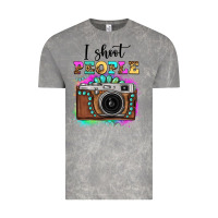 Cloud Rock i shoot people tie dye gemstone vintage camera Vintage Tee - FaDigitalArtStudio