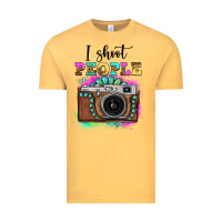 Vintage Mustard i shoot people tie dye gemstone vintage camera Vintage Tee - FaDigitalArtStudio
