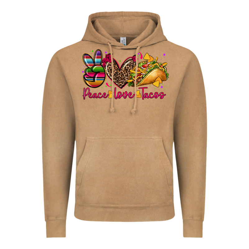 Peace Love Tacos Vintage Hoodie by CTS Tumbler Store | Teevron