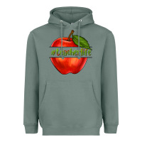 Sage teacher life with apple Heavyweight Hoodie - NancyCooperArtShop