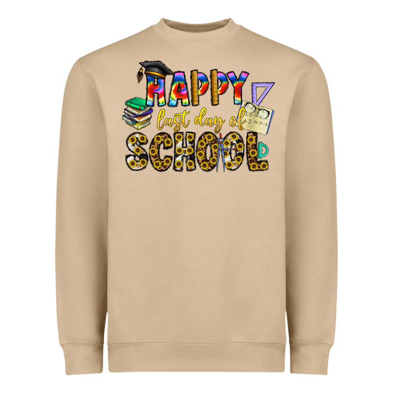 Happy Last Day Of School Heavyweight Sweatshirt by CowhideDigitalArt | Teevron