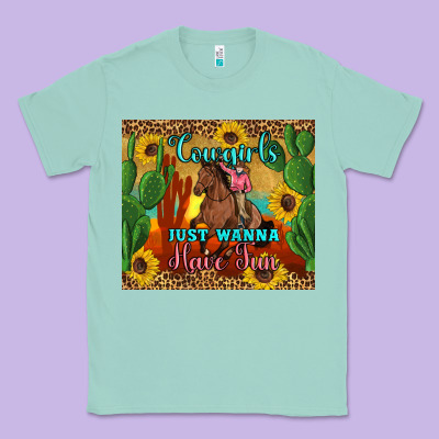 Cowgirls Just Wanna Have Fun Classic Tee Designed By Artiststas