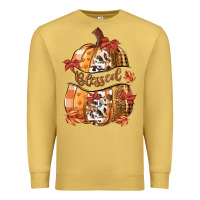 Antique Gold blessed Premium Sweatshirt - MaliasSmallBusiness