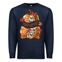 Navy blessed Premium Sweatshirt - MaliasSmallBusiness