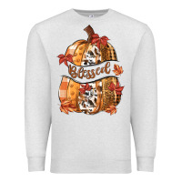 Oatmeal Heather blessed Premium Sweatshirt - MaliasSmallBusiness