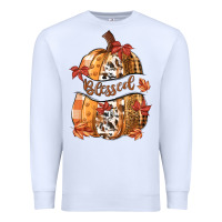 White blessed Premium Sweatshirt - MaliasSmallBusiness