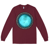 Burgundy gemstone Long Sleeve Tee - JahusDesignShop