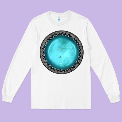 Gemstone Long Sleeve Tee Designed By Jahusdesignshop