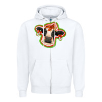 White christmas heifer Zipper Hoodie - Jasminsmagicworld