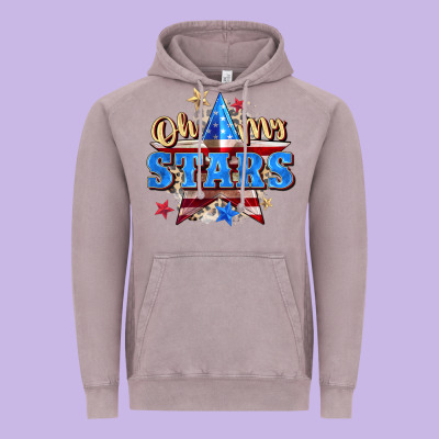 Oh My Stars Vintage Hoodie Designed By Zillion Design Studio