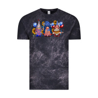 Cloud Black america gnomes Vintage Tee - RacoonDesign