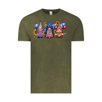 Vintage Olive america gnomes Vintage Tee - RacoonDesign