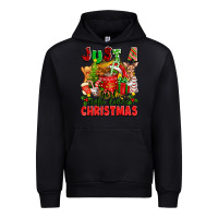 Black just a girl who loves christmas Urban Hoodie - texasbilliewilder