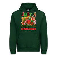Forest Green just a girl who loves christmas Urban Hoodie - texasbilliewilder
