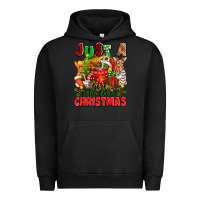 Pigment Black just a girl who loves christmas Urban Hoodie - texasbilliewilder
