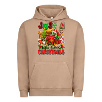 Pigment Burro just a girl who loves christmas Urban Hoodie - texasbilliewilder