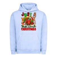 Pigment Grape Ice just a girl who loves christmas Urban Hoodie - texasbilliewilder