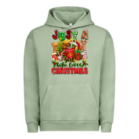 Pigment Oil Green just a girl who loves christmas Urban Hoodie - texasbilliewilder